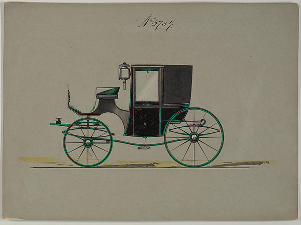 Design for Brougham, no. 3734