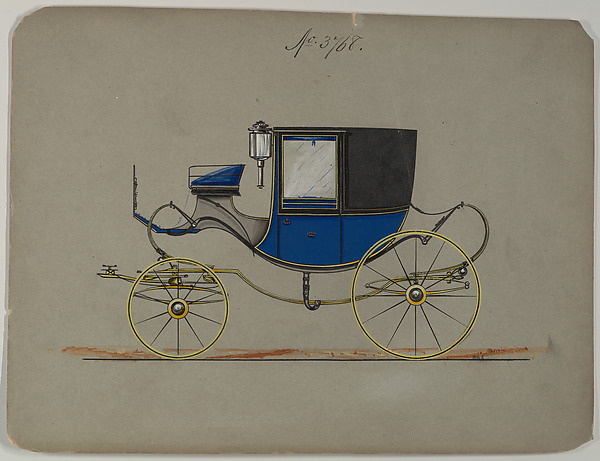 Design for Brougham, no. 3768