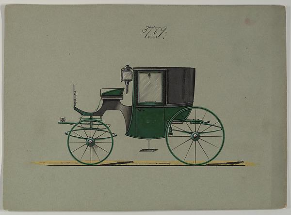 Design for Brougham, no. 3789