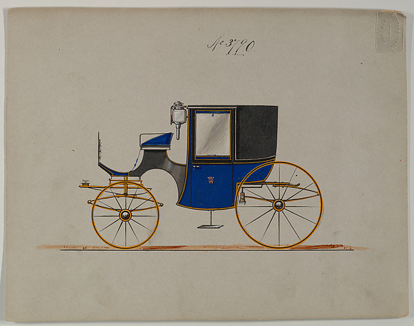 Design for Brougham, no. 3790