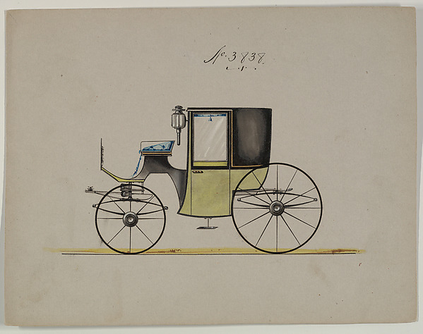 Design for Brougham, no. 3838