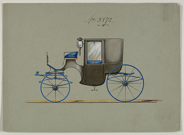 Design for Brougham, no. 3892