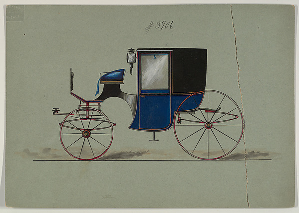 Design for Brougham, no. 3906