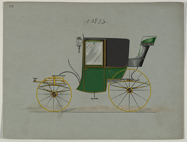 Design for Brougham, no. 3925