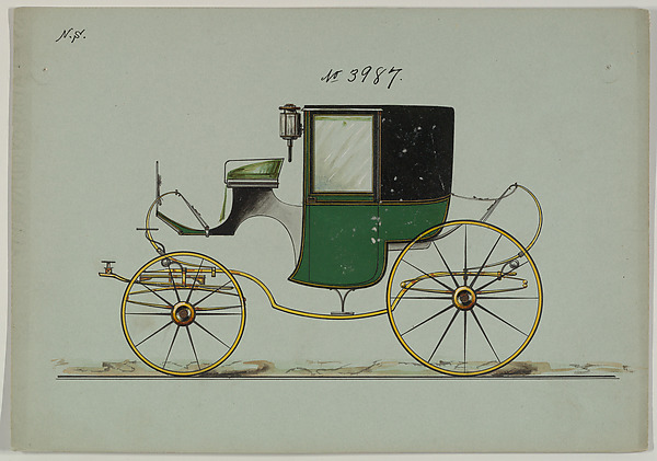 Design for Brougham, no. 3987