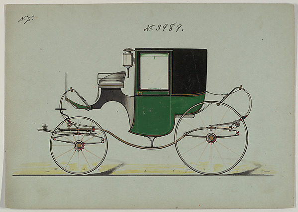 Design for Brougham, no. 3989