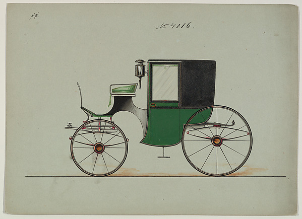Design for Brougham, no. 4106