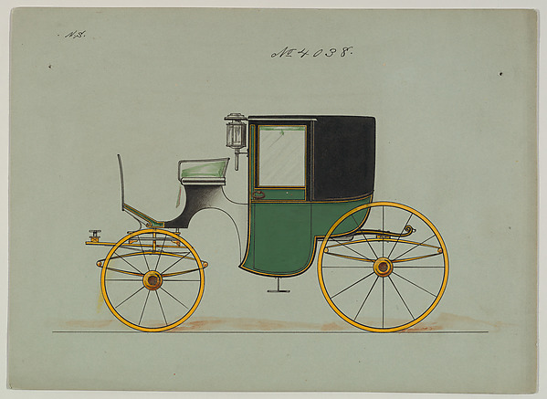 Design for Brougham, no. 4038