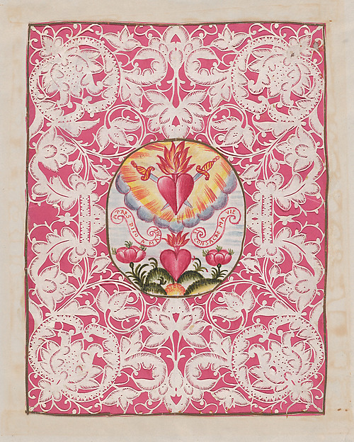 Canivet or Devotional with Sacred Heart