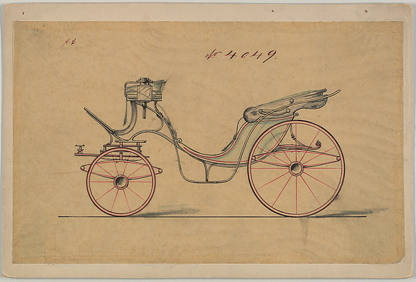 Design for Cabriolet or Victoria, no. 4049