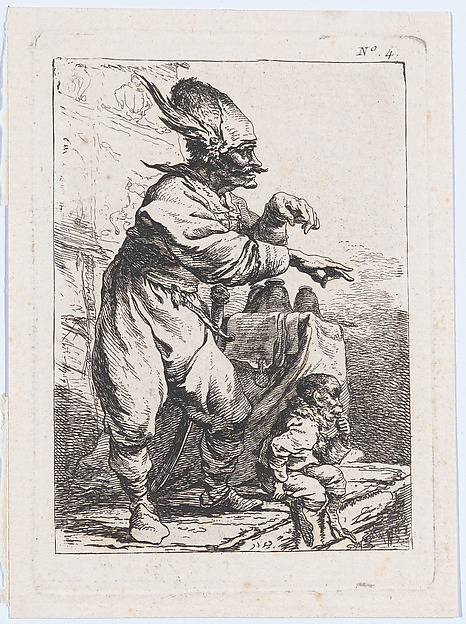 A Performer on a Stage with a Monkey