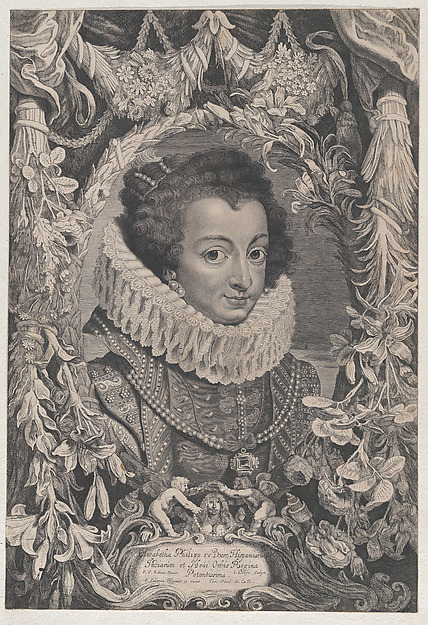 Portrait of Elisabeth of Bourbon, Queen of Spain