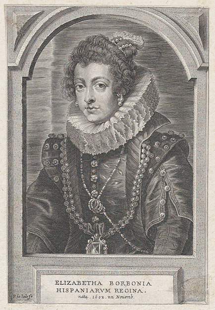 Portrait of Elisabeth of Bourbon, Queen of Spain