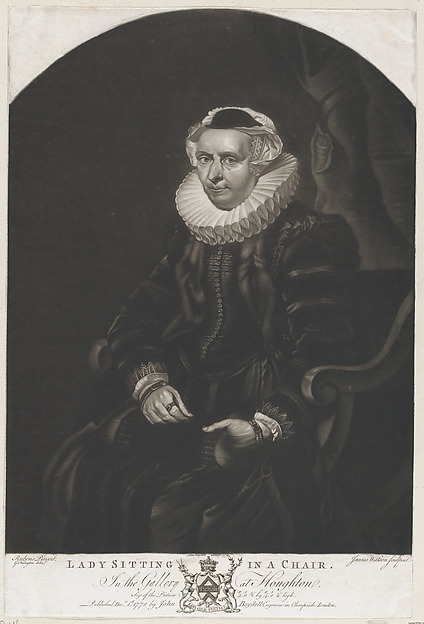 Lady Sitting in a Chair