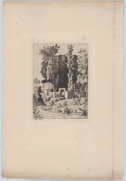 Two women in a landscape