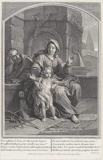 The Holy Family by Jacques Nicolas Tardieu