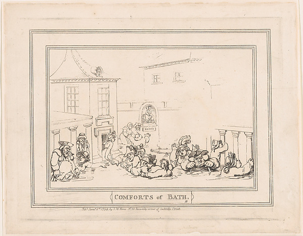 Comforts of Bath, Plate 7