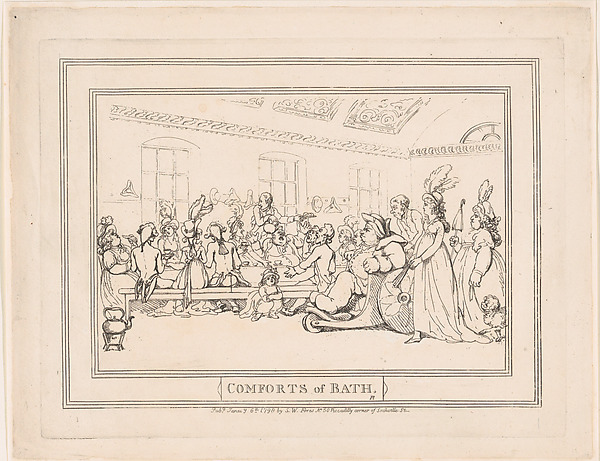 Comforts of Bath, Plate 11