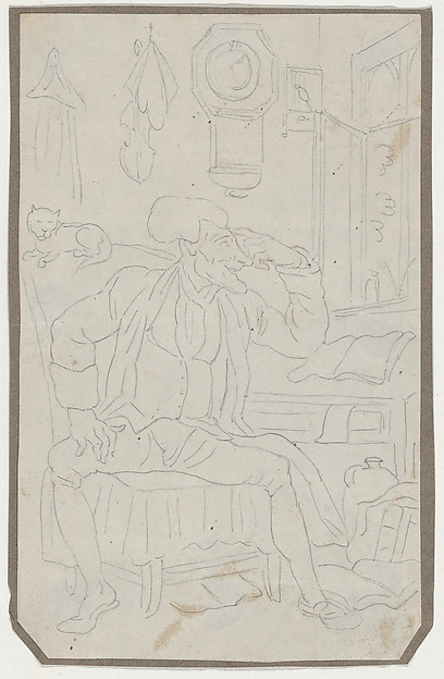 Tracing of scene from Dr. Syntax