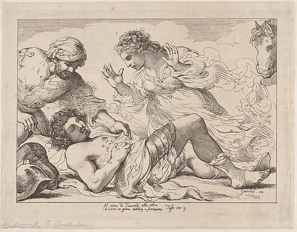 Erminia Discovers the Wounded Tancred (from Tasso, Gerusalemme Liberata)