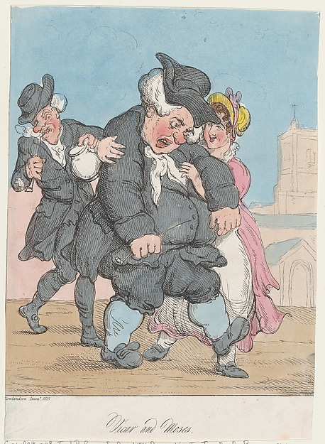 Vicar and Moses by Thomas Rowlandson