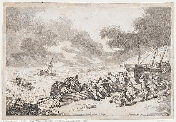 Embarking from Brighthelmstone to Diepp[e]