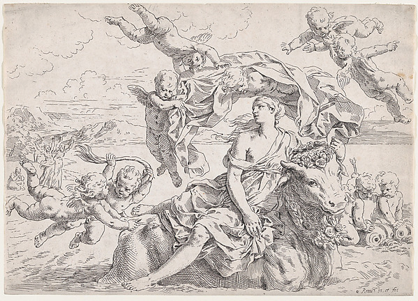 The Rape of Europa, after Guido Reni