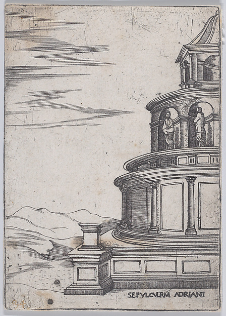 Sepulchrum Adriani (Views of Ancient Roman Temples and Arches)