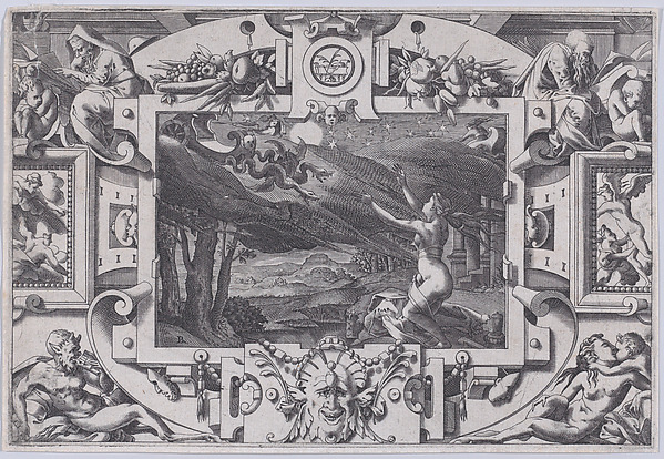 Medea and Her Chariot Drawn by Dragons (Echevellée et nue par nuit brune, en lieu désert invoque astres et lune...), from "Jason and the Golden Fleece"