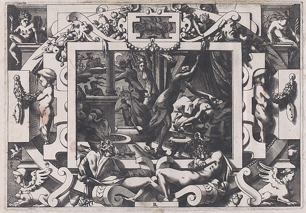 Pelias Killed by his Daughters (Dont par pitié elles prennent courage son sang vider par violent outrage...), from "Jason and the Golden Fleece"
