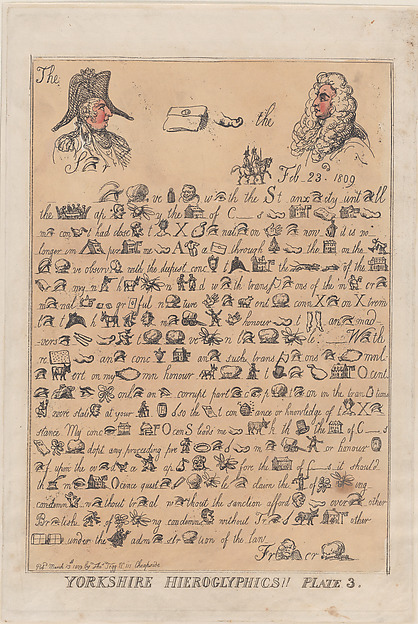 Yorkshire Hieroglyphics, Plate 3