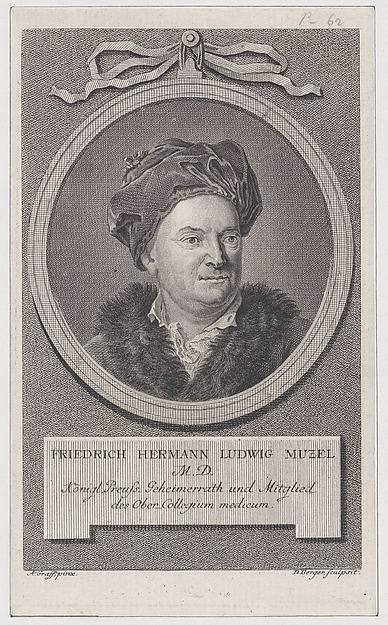 Portrait of Friedrich Ludwig Hermann Muzel