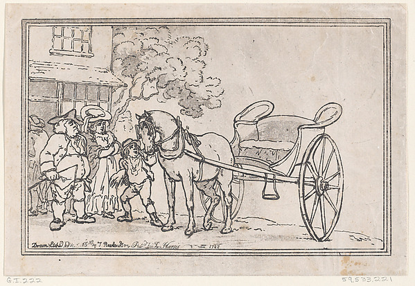 Boy Bringing Round a Citizen's Curricle