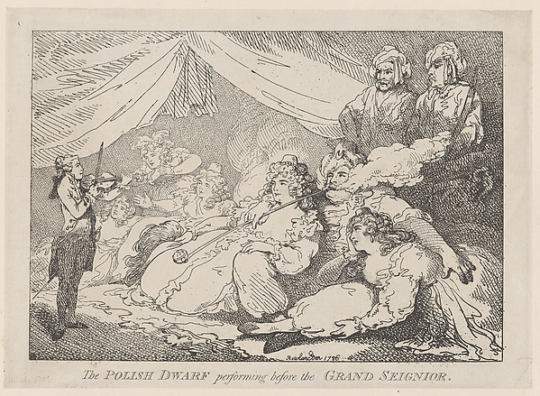 The Polish Dwarf Performing Before the Grand Seignior