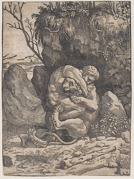 Hercules and the Nemean Lion