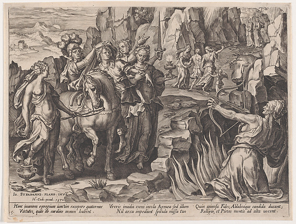 Choosing Virtue, from "The Course of Human Life"