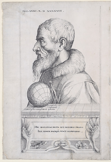 Self Portrait of the Artist and Coat of Arms of the Artist