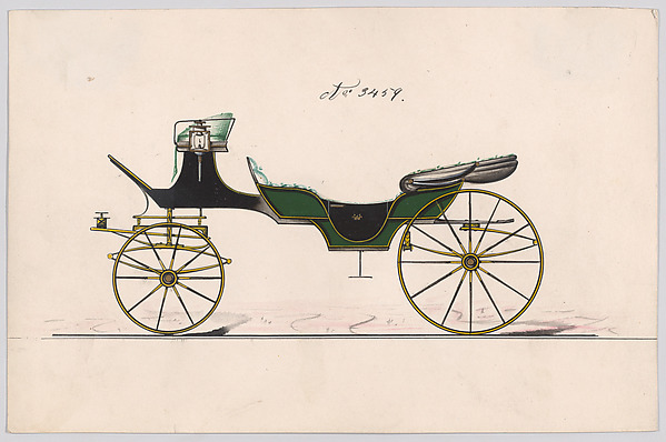 Design for Cabriolet or Victoria, no. 3459
