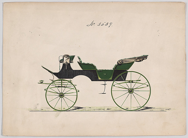 Design for 6 seat Phaeton, no. 3539