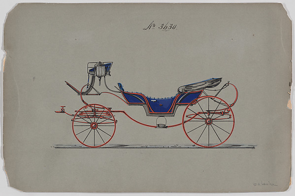 Design for Caleche, no. 3630