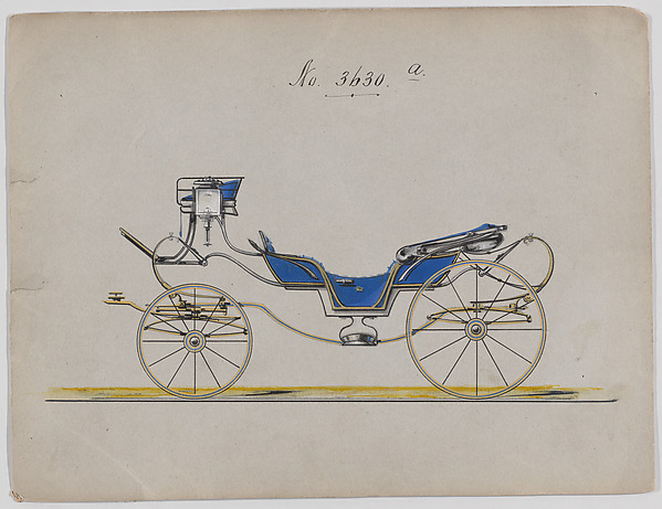 Design for Caleche, no. 3630a