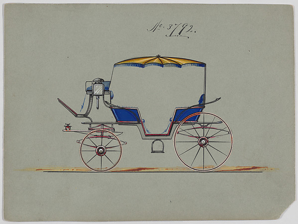 Design for 6 seat Phaeton, no. 3792