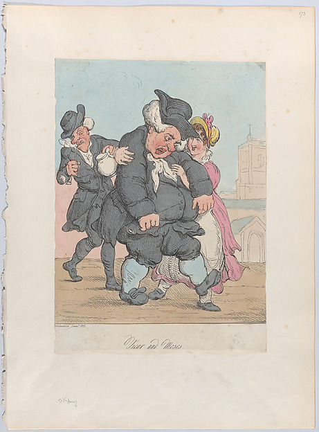 Vicar and Moses by Thomas Rowlandson