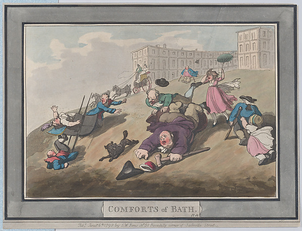 Comforts of Bath, Plate 12