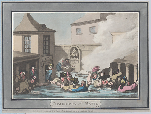Comforts of Bath, Plate 7