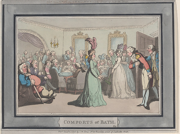 Comforts of Bath, Plate 8