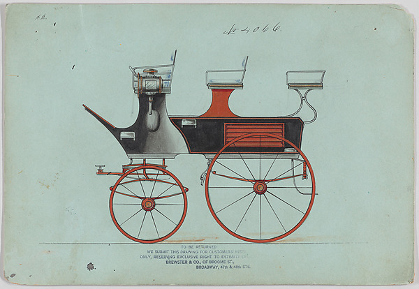 Design for Roof Seat or Demi Break, no. 4066