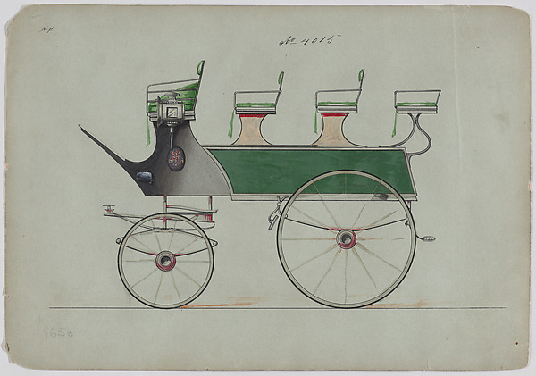 Design for Roof Seat Break, no. 4015