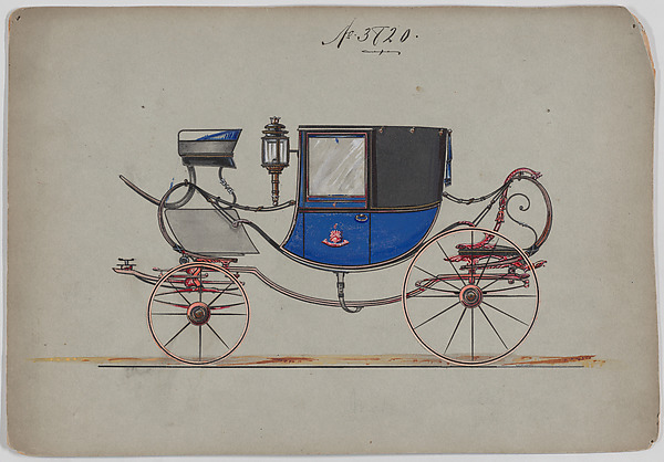Design for Brougham, no. 3820