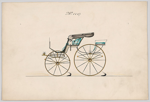 Design for Pony Phaeton, no. 3247